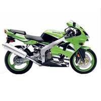 Billige 2000-2002 Kawasaki ZX6R Verkleidungen