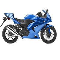 Billige 2008-2012 Kawasaki EX250 Verkleidungen
