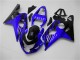 Billige Suzuki GSXR 600/750 Motorrad Verkleidung 2004-2005 - Blau Glanzendes Schwarz