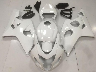 Billige Suzuki GSXR 600/750 Motorrad Verkleidung 2004-2005 - Glanzendes Weiss