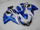 Billige Suzuki GSXR 600/750 Motorrad Verkleidung 2008-2010 - Weiss Blau