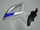 Billige Suzuki GSXR 600/750 Motorrad Verkleidung 2008-2010 - Silber Weiss Blau Schwarz