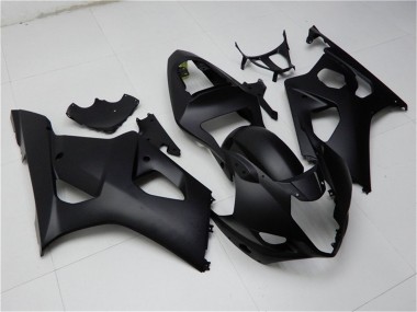 Billige Suzuki GSXR 1000 Motorrad Verkleidung 2003-2004 - Matt Schwarz