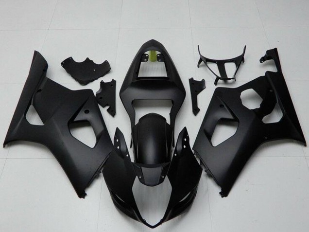 Billige Suzuki GSXR 1000 Motorrad Verkleidung 2003-2004 - Matt Schwarz