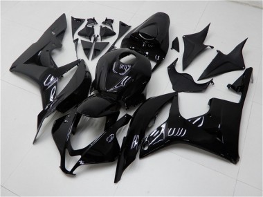 Billige Honda CBR600RR Motorrad Verkleidung 2007-2008 - Glanzendes Schwarz
