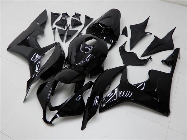 Billige Honda CBR600RR Motorrad Verkleidung 2007-2008 - Glanzendes Schwarz