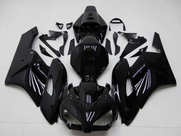 Billige Honda CBR1000RR Motorrad Verkleidung 2004-2005 - Glanzendes Schwarz Matt Schwarz