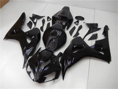Billige Honda CBR1000RR Motorrad Verkleidung 2006-2007 - Glanzendes Schwarz