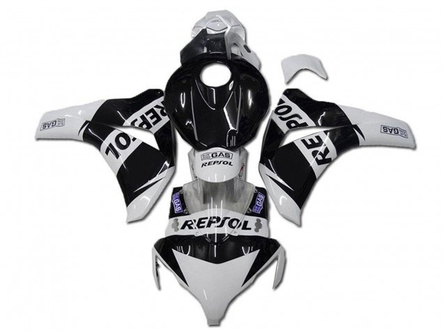 Billige Weiß Glänzendes Schwarz Repsol 2008-2011 Honda CBR1000RR Motorrad Verkleidung