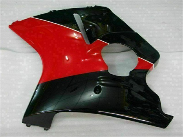 Billige Honda CBR1100XX Blackbird Motorrad Verkleidung 1996-2007 - Rot Glanzendes Schwarz