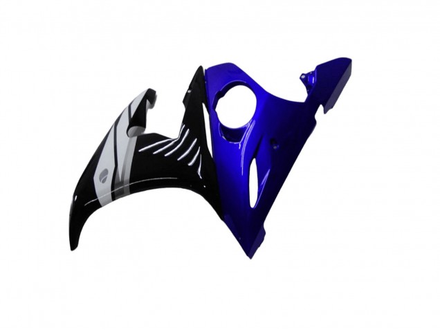 Billige Yamaha YZF R6 Motorrad Verkleidung 2003-2004 - Blau Weiss Glanzendes Schwarz