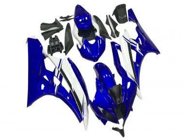 Billige Yamaha YZF R6 Motorrad Verkleidung 2006-2007 - Blau Weiss Schwarz