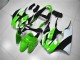 Billige Kawasaki ZX6R Motorrad Verkleidung Kit 2000-2002 - Grun Weiss Schwarz