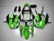 Billige Kawasaki ZX6R Motorrad Verkleidung Kit 2000-2002 - Grun Weiss Schwarz