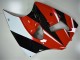 Billige Kawasaki ZX6R Motorrad Verkleidung 2000-2002 - Weiss Rot Glanzendes Schwarz