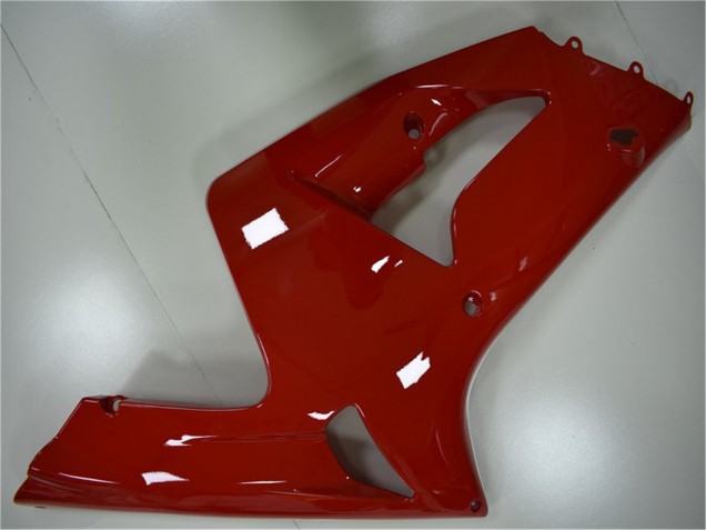 Billige Kawasaki ZX6R Motorrad Verkleidung Kit 2003-2004 - Rot