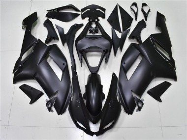 Billige Kawasaki ZX6R Motorrad Verkleidung 2007-2008 - Matt Schwarz