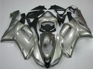 Billige Kawasaki ZX6R Motorrad Verkleidung 2007-2008 - Grau