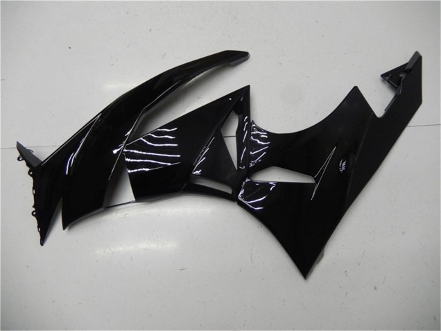 Billige Kawasaki ZX6R Motorrad Verkleidung 2009-2012 - Glanzendes Schwarz