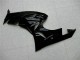 Billige Kawasaki ZX6R Motorrad Verkleidung 2009-2012 - Glanzendes Schwarz Grun