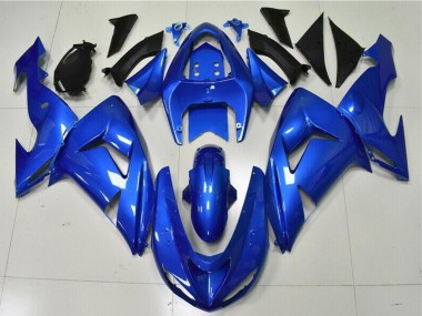 Billige Kawasaki ZX10R Motorrad Verkleidung 2006-2007 - Blau