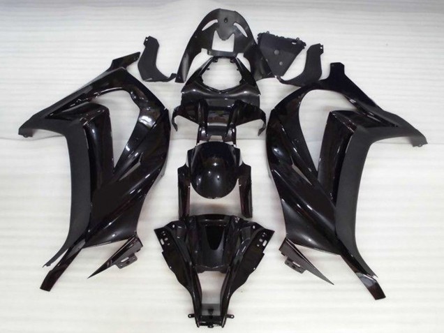 Billige Kawasaki ZX10R Motorrad Verkleidung 2011-2015 - Glanzendes Schwarz