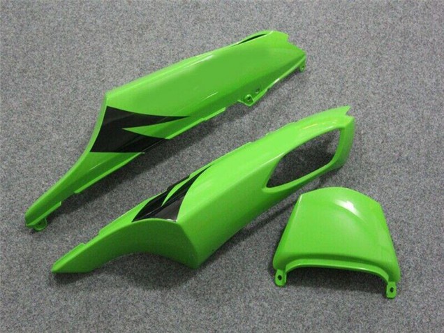 Billige Kawasaki ZX14R ZZR1400 Motorrad Verkleidung 2006-2011 - Grun Glanzendes Schwarz