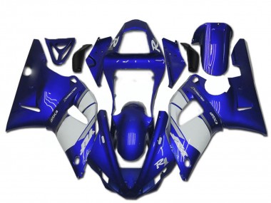 Billige Yamaha YZF R1 Motorrad Verkleidung 2000-2001 - Blau Weiss