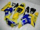 Billige Yamaha YZF R6 Motorrad Verkleidung 1998-2002 - Gelb Blau Weiss Kamel Motul
