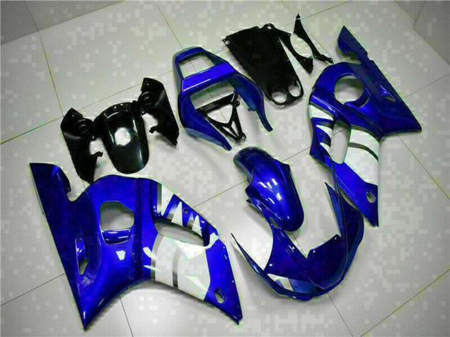 Billige Yamaha YZF R6 Motorrad Verkleidung 1998-2002 - Blau Weiss