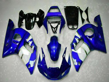 Billige Yamaha YZF R6 Motorrad Verkleidung 1998-2002 - Blau Weiss