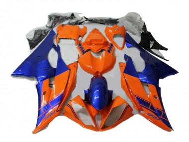 Billige Yamaha YZF R6 Motorrad Verkleidung 2008-2016 - Orange Blau