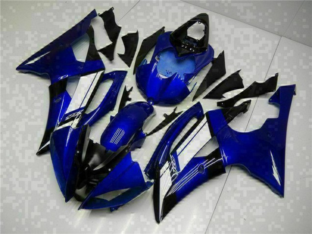Billige Yamaha YZF R6 Motorrad Verkleidung 2008-2016 - Blau Weiss