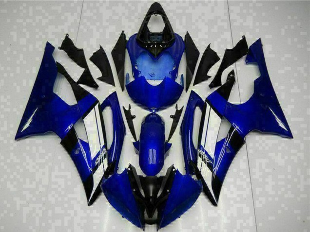 Billige Yamaha YZF R6 Motorrad Verkleidung 2008-2016 - Blau Weiss