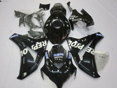 Billige Glänzendes Schwarz Blau Weiß Repsol 2008-2011 Honda CBR1000RR Motorrad Verkleidung