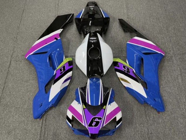 Billige Weiß Blau Lila Gelb Glänzendes Schwarz 6 2004-2005 Honda CBR1000RR Motorrad Verkleidung