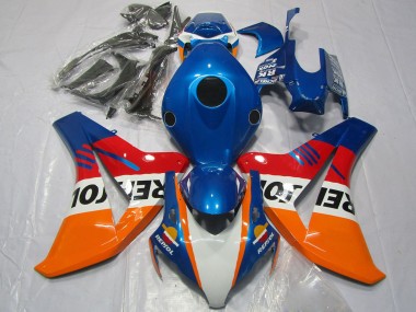 Billige Orange Weiß Rot Blau Repsol 2008-2011 Honda CBR1000RR Motorrad Verkleidung