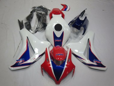 Billige Weiß Rot Blau HRC Stil 2008-2011 Honda CBR1000RR Motorrad Verkleidung
