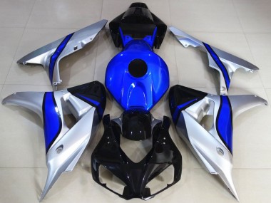 Billige Silber Blau Glänzendes Schwarz 2006-2007 Honda CBR1000RR Motorrad Verkleidung