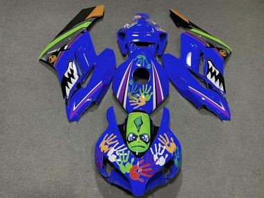 Billige Blau Grün Orange Schwarz Hai 2004-2005 Honda CBR1000RR Motorrad Verkleidung