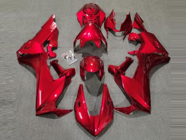 Billige Dunkel Rot 2017-2023 Honda CBR1000RR Motorrad Verkleidung