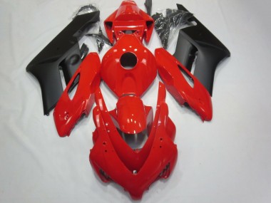 Billige Rot Matt Schwarz 2004-2005 Honda CBR1000RR Motorrad Verkleidung