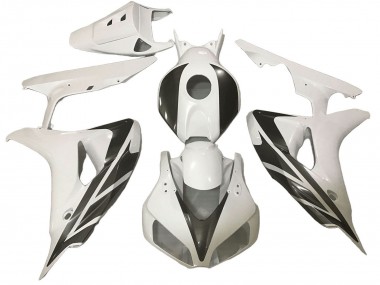 Billige Weiß Schwarz Streifen 2006-2007 Honda CBR1000RR Motorrad Verkleidung