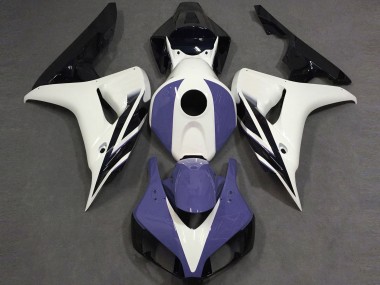 Billige Weiß Blau Glänzendes Schwarz 2006-2007 Honda CBR1000RR Motorrad Verkleidung