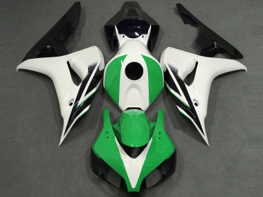 Billige Weiß Grün Glänzendes Schwarz 2006-2007 Honda CBR1000RR Motorrad Verkleidung
