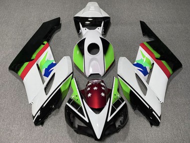 Billige Weiß Grün Rot Glänzendes Schwarz Stern 2004-2005 Honda CBR1000RR Motorrad Verkleidung