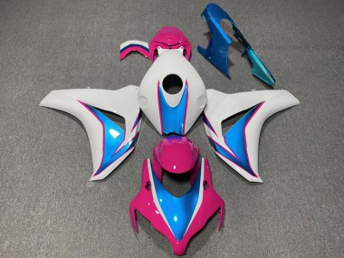 Billige Weiß Blau Rosa 2008-2011 Honda CBR1000RR Motorrad Verkleidung
