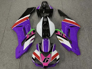 Billige Lila Weiß Rot Rosa Glänzendes Schwarz 6 2004-2005 Honda CBR1000RR Motorrad Verkleidung