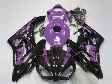 Billige Hellviolett Glänzendes Schwarz Le Mis 2004-2005 Honda CBR1000RR Motorrad Verkleidung