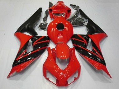 Billige Rot Glänzendes Schwarz Matt Schwarz 2006-2007 Honda CBR1000RR Motorrad Verkleidung